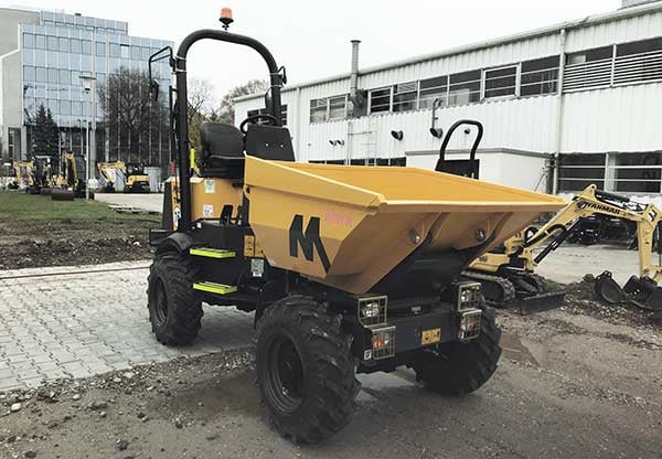 mecalac-dumper-klarx-Logistikzentrum